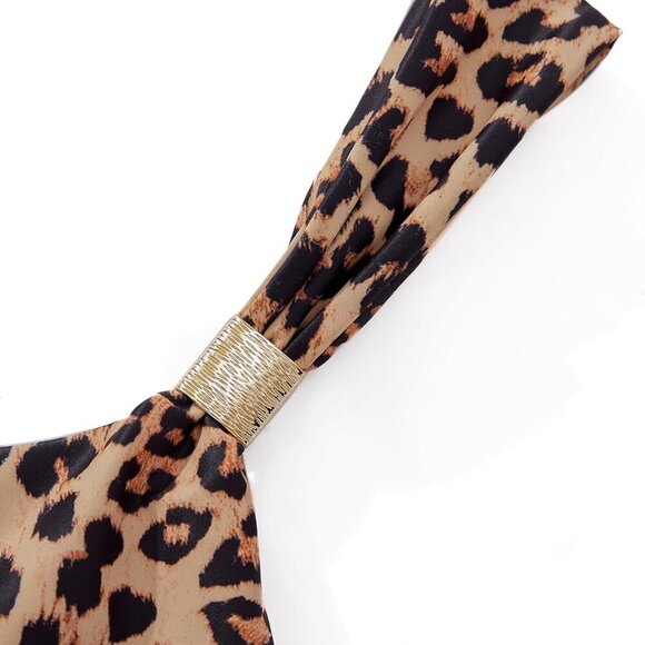 Women Tankini Bathing Suit Plus Size Ruffle High Waisted Tummy Control Swimwear - Picture 8 of 9